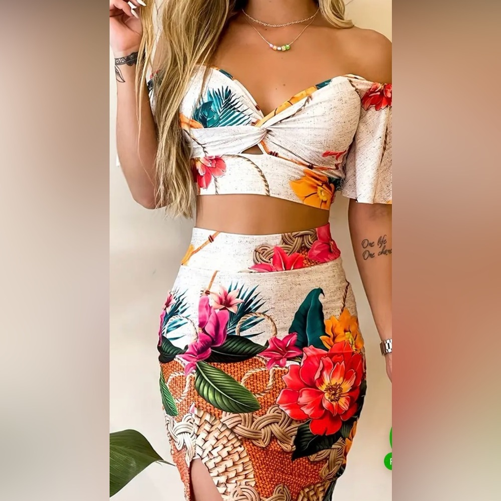 Beautiful two piece dress size medium
